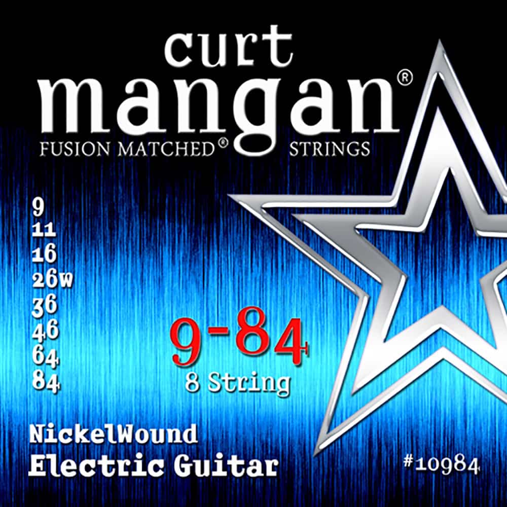 Cordas Curt Mangan Guitarra 8 cordas ( 09 - 84 ) - 10984 Cordas Curt Mangan Guitarra 8 cordas ( 09 - 84 ) - 10984