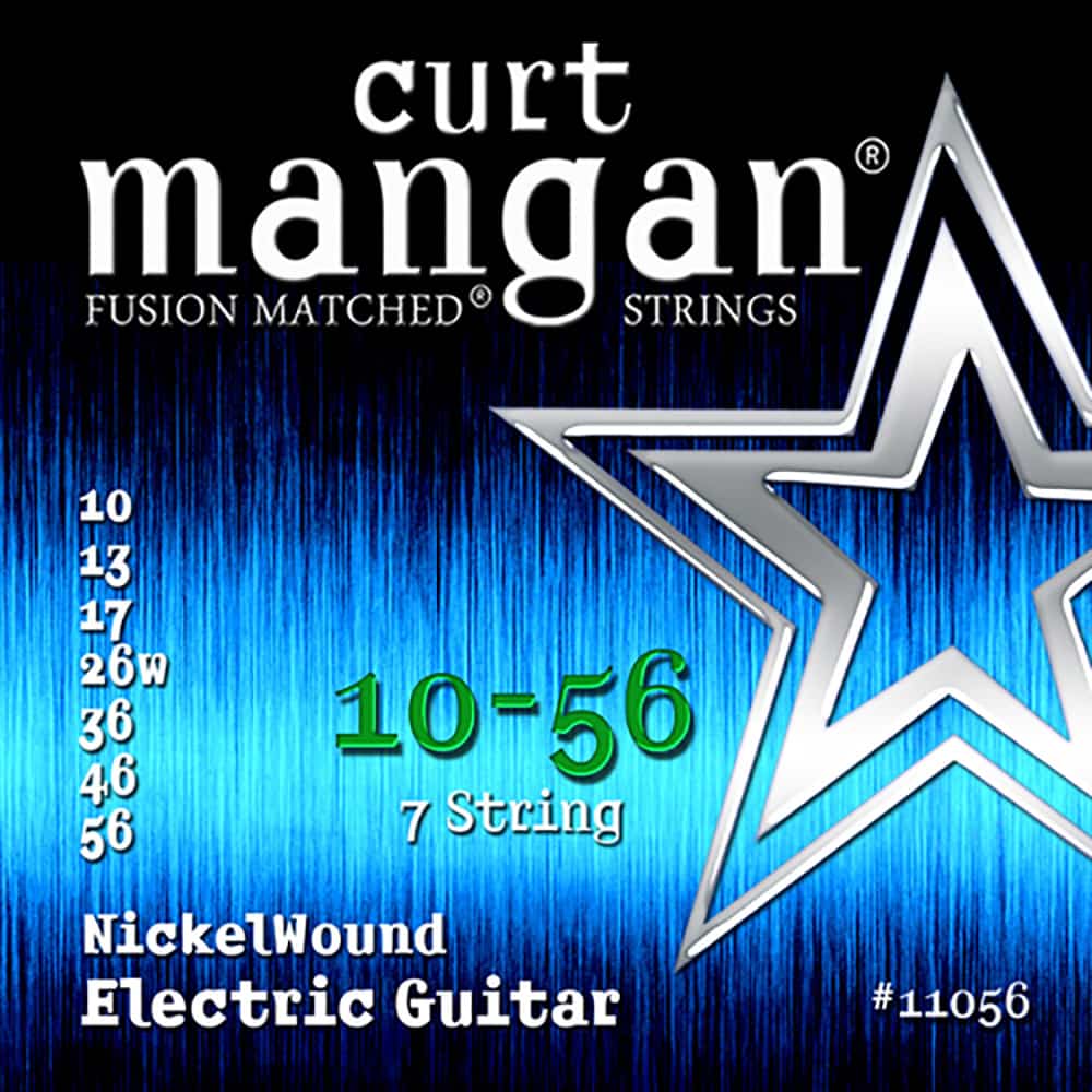 Cordas Curt Mangan Guitarra 7 cordas ( 10 - 56 ) - 11056 Cordas Curt Mangan Guitarra 7 cordas ( 10 - 56 ) - 11056