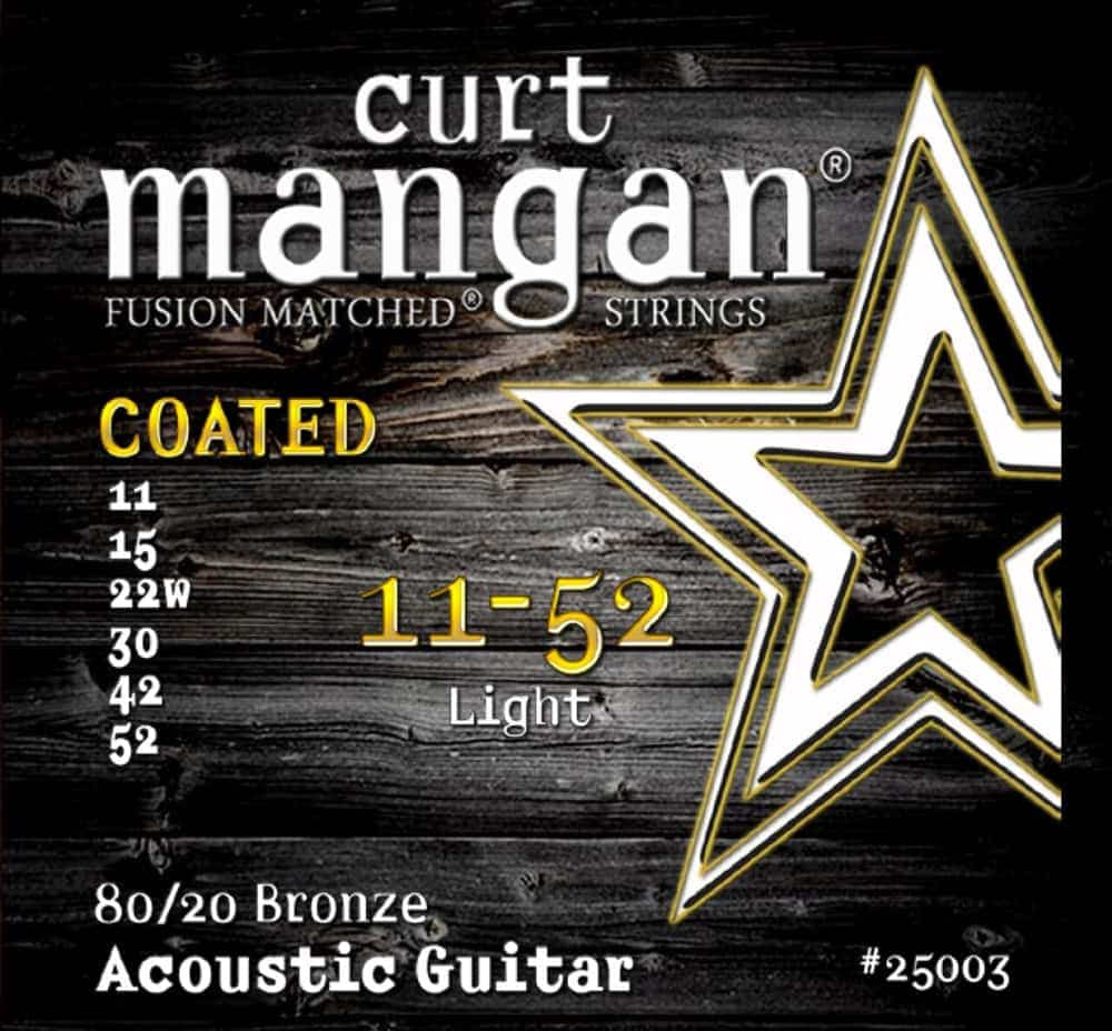 Encordoamento Violão Aço Curt Mangan 11-52 COATED Encordoamento Violão Aço Curt Mangan 11-52 COATED