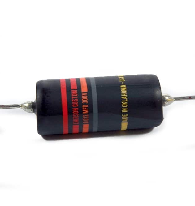 Capacitor Emerson Custom PIO .022uF Bumble Bee Capacitor Emerson Custom PIO .022uF Bumble Bee