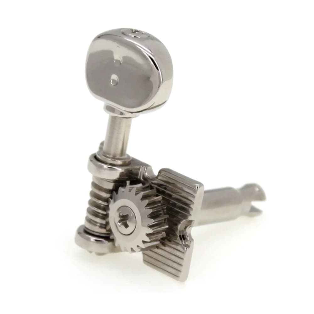 Tarraxa Graphtech RATIO Waffle Nickel- PRN 4624-N0 - 6 em linha Tarraxa Graphtech RATIO Waffle Nickel- PRN 4624-N0 - 6 em linha